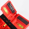 Magnetic Post Level Tool, Foldable Horizontal Vertical Bubble Level, Pocket