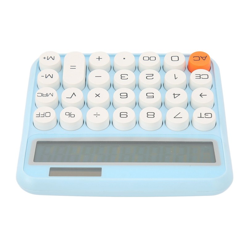 12 Digits Desktop Calculator with Large LCD Display Dual Power