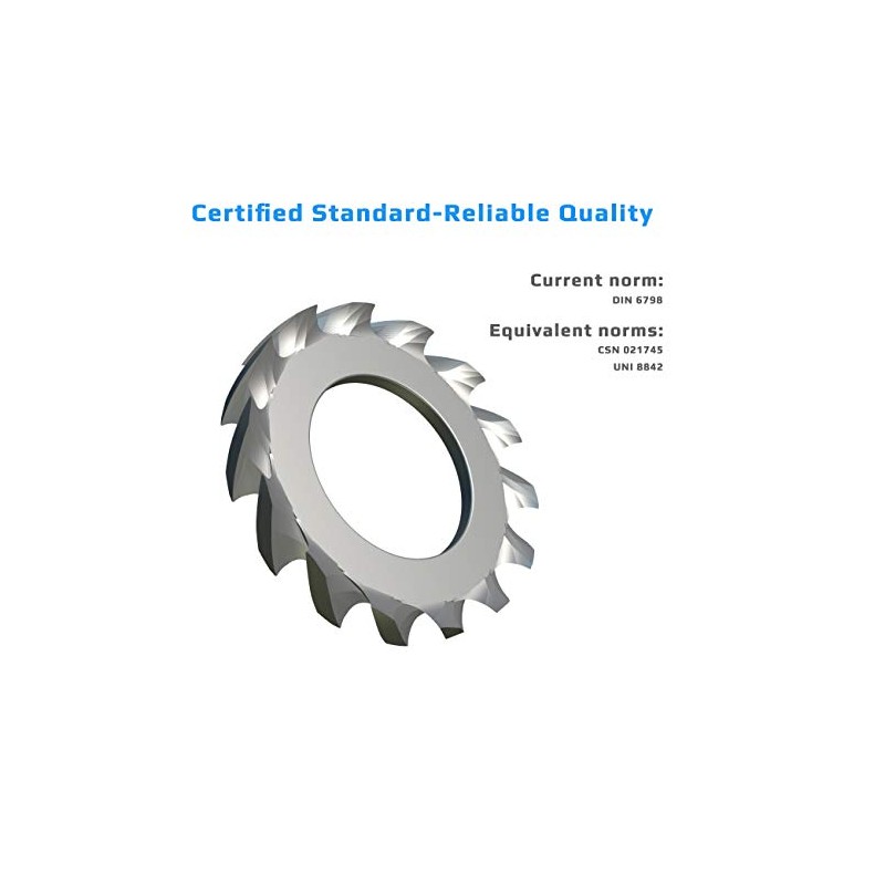 M12 Serrated Washers (Pack of 50) Galvanised Alloy Steel A2