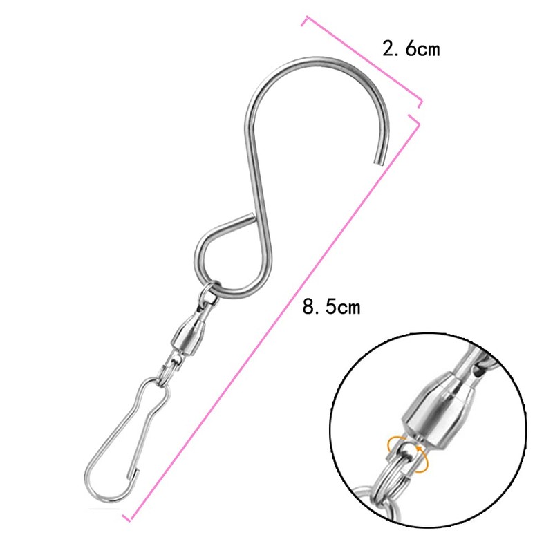 XINGSUI Pack of 20 Heavy Duty S Hooks, Robust Stainless