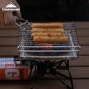 Campingmoon Camping Bread Toaster Folding Camp Stove Toaster Gas Fire