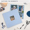 12x12 Fabric Scrapbook, Blue Fog