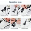 YAMCCCSE Elastic Shoelaces with Metal Cap, Universal Shoelaces Without Tying