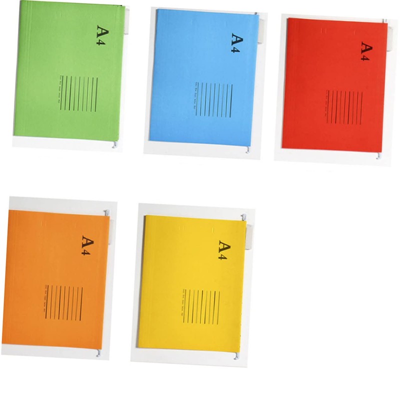 Operitacx Document Organizer 5 Pcs A4 Hanging Folders Office Supplies