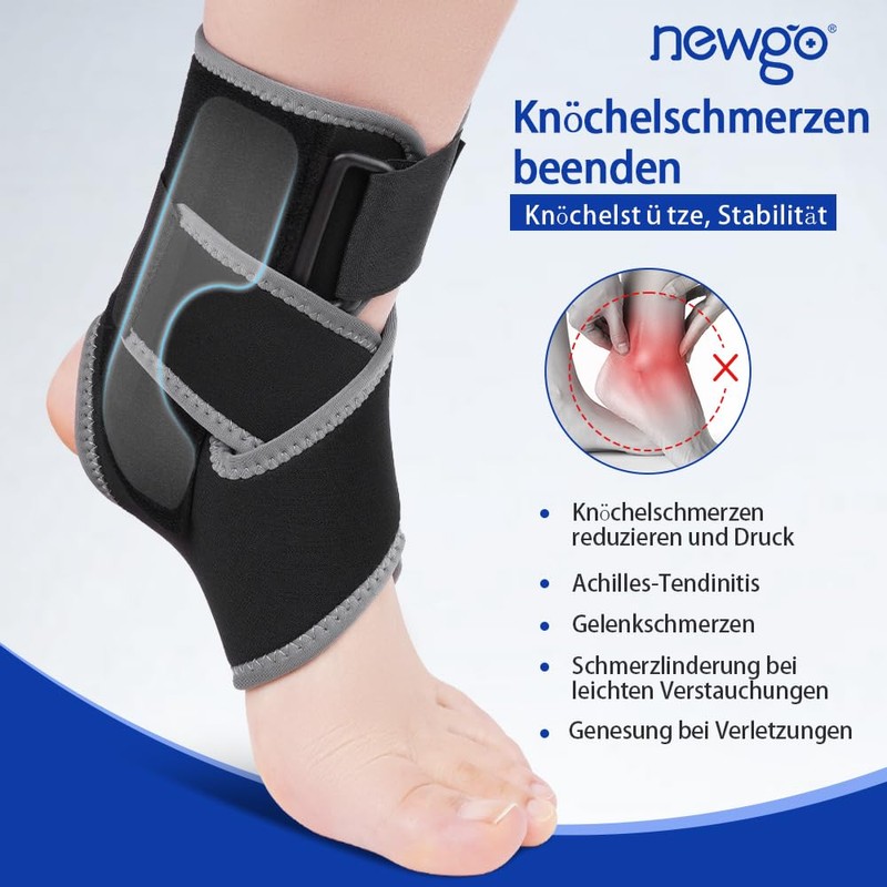 NEWGO Ankle Brace Ankle Brace Adjustable Foot Bandage Ankle Support