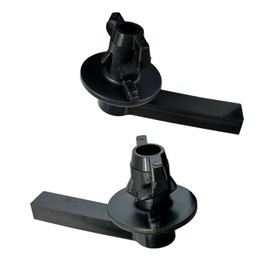 4PCS for Ford Bronco 2021 2022 2023 2024 Fender Flare Handle Locking Pins, Front & Rear Wheel Protector Clips Kit, W721136S300, 2/4 Door, L-Shape Plastic