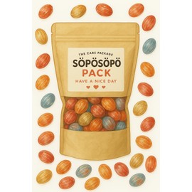 SÖPÖSÖPÖ Scandinavian Treat Pack – Tyrkisk Peber Hot & Sour – 150g Nordic Candy Bag – Fruity Shell with Salty Licorice Core – Vegan – Bold Nordic Mix soposopo pack
