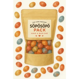 SÖPÖSÖPÖ Scandinavian Treat Pack – Tyrkisk Peber Hot & Sour – 150g Nordic Candy Bag – Fruity Shell with Salty Licorice Core – Vegan – Bold Nordic Mix soposopo pack