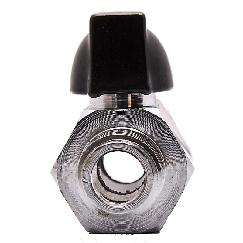 DuraChoice 1/4" Mini Brass Ball Valve - Chrome Plated Female