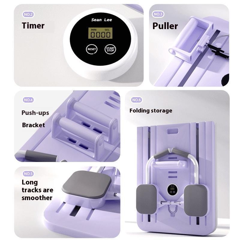 AUGBOX Multi-functional Abdominal Board 8-in-1 Exercise Board, Foldable, 300 lbs