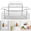 Unomor Stainless Steel Storage Rack Tile Shower Shelf Wall Mounted