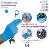 Simply Sanitize 100pk X-Large Nitrile/Vinyl Blend Disposable Gloves, Blue, VNG004