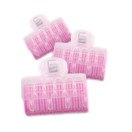 3Pcs/Set Hairdress Magic Bendy Hair Rollers Curlers Spiral Curls DIY Air Bang Curlers Women Styling Tools (Big Size)