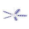 Boxed Royal Blue - Ceiling Fan Skin Kit fits most