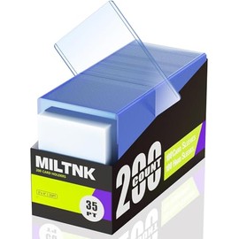 200 fundas para tarjetas duras, 3 x 4 portatarjetas (100 duras + 100