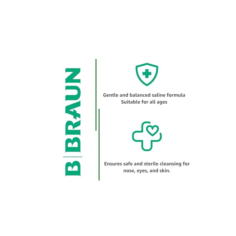 B BRAUN NaCl 0.9% - 1 Litre - Isotonic Physiological