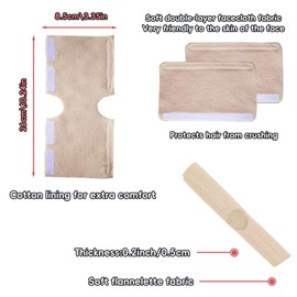 Soft Fabric mask Cover for DreamWear and ResMed AirFit, Headband Cover Set, C P A Accessories, Facial pad Liner to Reduce Skin Irritation and Redness. (Flesh Color)