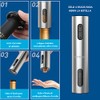 CHVEGLUZ Sacacorchos Eléctrico Abridor Vino 6 en 1 Acero Inoxidable
