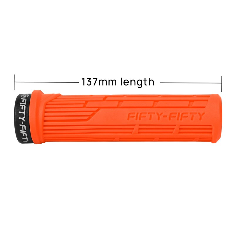 FIFTY-FIFTY Mountain Bike Grips, Single Lock-on MTB Handlerbar Grips, Soft