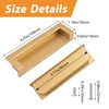 MOROBOR Tatami Hidden Door Handles, 4pcs Embedded Handle, Recessed Finger