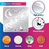 BENECREAT Fantasy Theme Stainless Steel Stencil, 6x6 inch Moon Cat