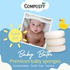 Composty® Konjac Natural Baby Sponges | 3 Pack | Softest