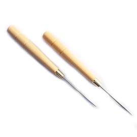 HAND ® Wooden Handle Clickers Awl 15cm Pack of 2