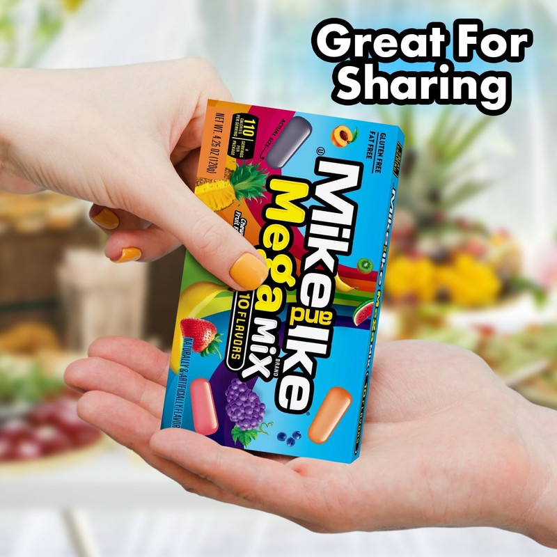 Mike and Ike Mega Mix Candy, 4 Pack of Movie
