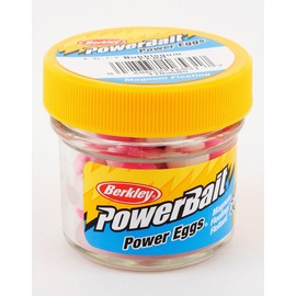 Berkley PowerBait Power Eggs Floating Magnum Fishing Soft Bait, Bubblegum - Original Scent, .5 oz Small Jar