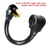 NEMA 10-50P to Welder 6-50R Welding Adapter Cord 50A 250V，6