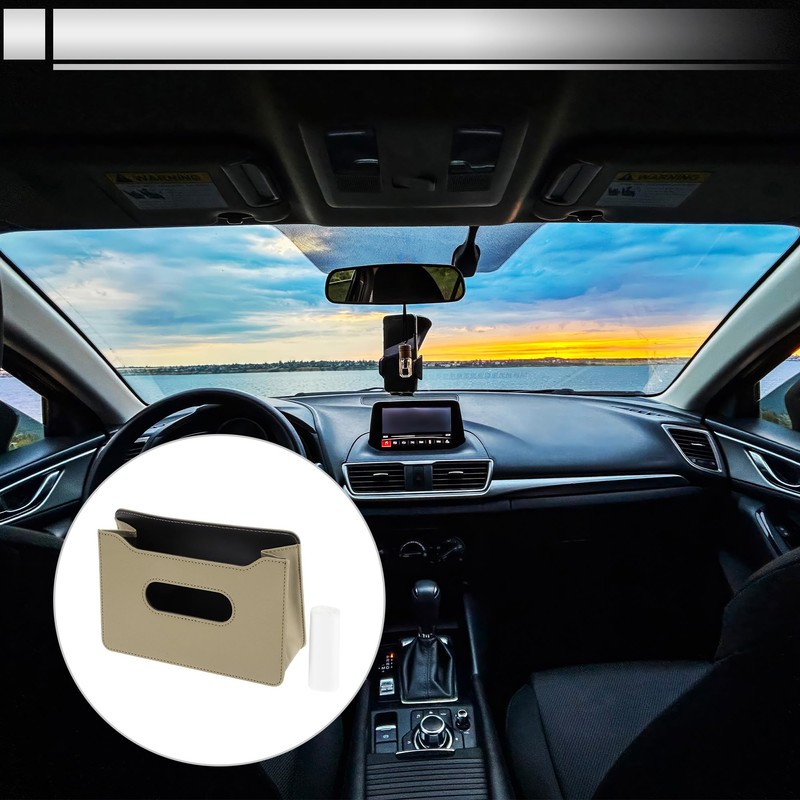 RATCHROLL 1 Set Universal Car Trash Can Hanging 7.9" Length