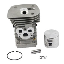Farmertec 47mm Bore Cylinder Piston Kit Compatible with Husqvarna 455 Rancher 455E 460 Chainsaw OEM 537 32 04 02