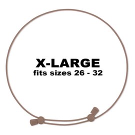 The Original Croptuck: Lightweight Adjustable Band for Crop Tops, Tucking, Cropping Oversized Tops, Layering, Shortening Dresses & No-Sew Fashion Hacks:_Chocolate - X-Large