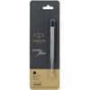 Parker Ball Point Pen Refills, Medium Point, Black Ink
