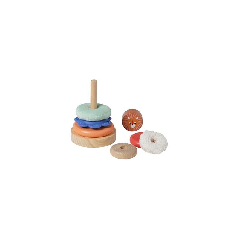 VERTBAUDET Sensory stacking tower "The cheerful animals" made of FSC®