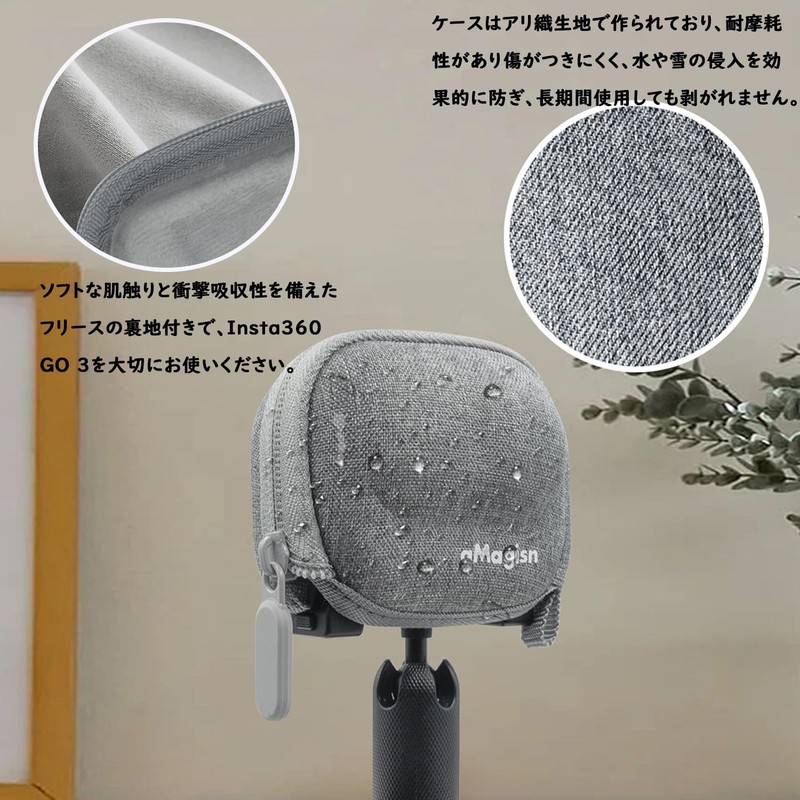 TOMGDRACO Insta360 GO 3 Compatible Insta360 GO 3S Storage Case