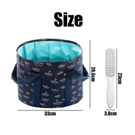 1 Folding Foot Bath, 1 Foot File, Foot Bath, Foot Bath, Foot Hydrotherapy Soaking, Folding Foot Bath, Portable Bucket
