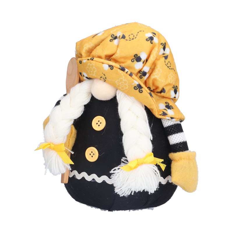 Bee Pattern Gnome Doll Dwarf Faceless Doll Ornament Decor for
