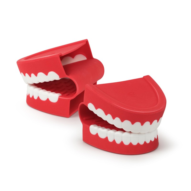 Genuine Fred Chomp Pot Holders, Oven Mitts, Set of 2,