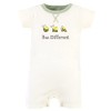 Touched by Nature Baby Boys' Organic Cotton Rompers, Bee Different,