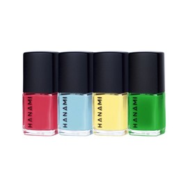Hanami Nail Polish Collection Tropicana 9ml x 4 Pack (contains: Call Back, Float On, Sun Daze & Superego)