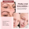 20 Sheets Eyebrow Tattoo Waterproof Eyebrow Sticker, 4D Hair Like