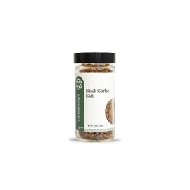 Savory Spice Black Garlic Salt (3.9 oz) - Black Garlic Seasoning with Gochugaru Chili Flakes - Ultimate Umami Garlic Flavor for Cooking - Vegan, Gluten-Free, Sugar-Free