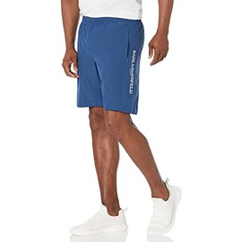 Karl Lagerfeld Paris Men's Short with Perforated Logo, Navy