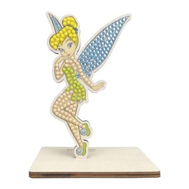 CRYSTAL ART Peter Pan Tinkerbell Complete Diamond Collectable Wooden Figure Kit