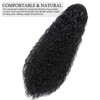 YAMEL Drawstring Ponytail Extension for Women Natural Black Synthetic 22