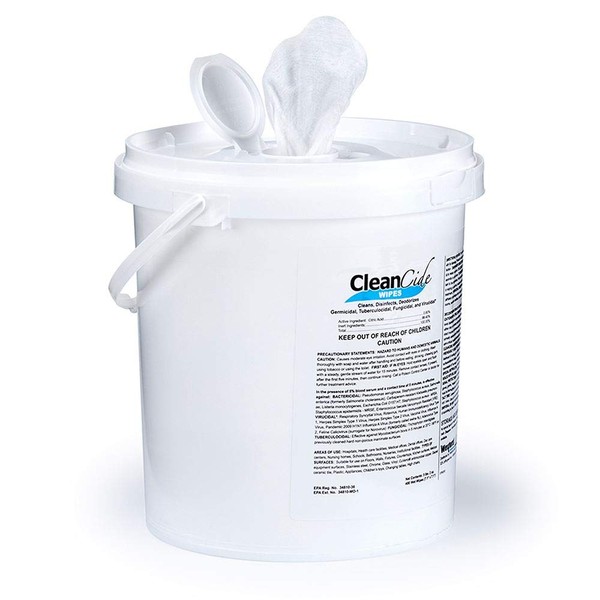 CleanCide Multi-Purpose Disinfectant Wipes - for Cleaning, Sanitizing, and Disinfecting Multiple Surfaces, Disinfects in One Step, Non-Toxic Botanical Formula, 400 Count