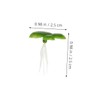 Kisangel 6 Pack Fake Floating Duckweed for Aquarium Pond Natural