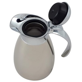 Helios Brilliant Stainless Steel Vacuum Jug 0.6 Litre, Metallic
