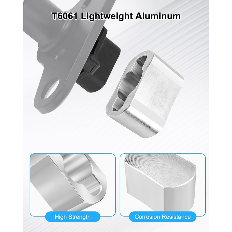 WUMZIJ Upgrade Aluminum Tailgate Hinge Bushing Compatible with Nissan Titan